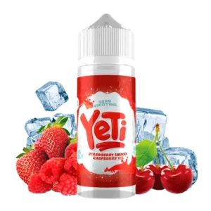 Yeti Ice Cold Strawberry Cherry Raspberry 120ml - Image 1